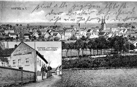 Kriftel vor 90 Jahren