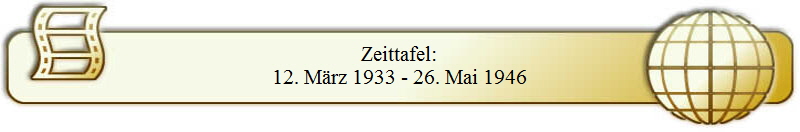 Zeittafel:
12. März 1933 - 26. Mai 1946