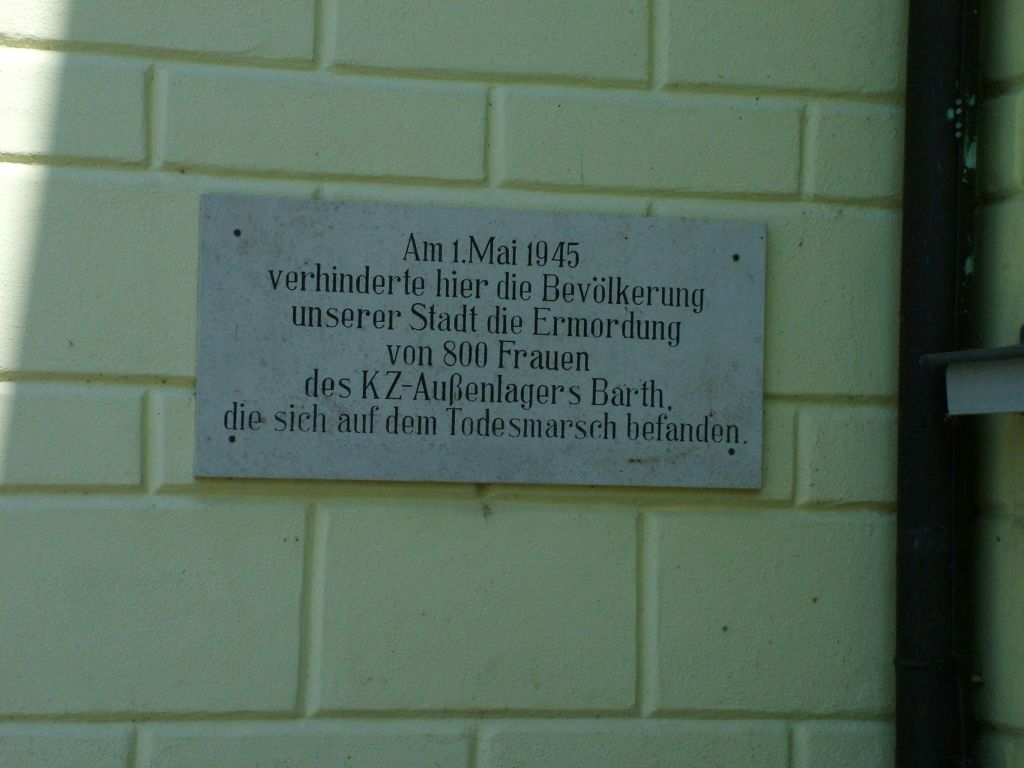 Rathaus Ribnitz Gedenktafel 