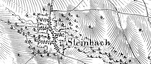Steinbach - Grundriß von 1784/85
