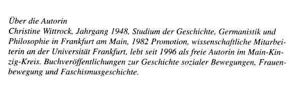 Christine Wittrock - über die Autorin