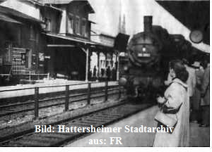 Bahnhof Hattersheim 1958: Martina Eppe