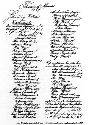 Vom Feuerwehrhauptmann - 1887