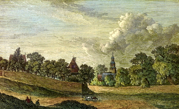 Blick auf Eschborn um 1805